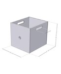 Boîte de rangement DICE blanc 5