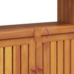 vidaXL Table console de jardin 80x35x75 cm bois massif d'acacia