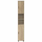 vidaXL Meuble de salle de bain haut Chêne sonoma 30 x 35 x 192 cm