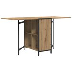 vidaXL Table à dîner 144 x 60 x 75 cm Bois d'ingénierie Rectangulaire