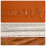 vidaXL Bâche de camping gris et orange 420x440 cm imperméable