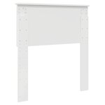 vidaXL Tête de lit Blanc Brillant 80 cm Bois d'ingénierie