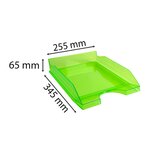 Corbeille À Courrier Ecotray Linicolor - Vert Pomme - X 10 - Exacompta