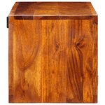 VidaXL Meuble TV mural multicolore 90x30x30 bois massif d'acacia