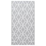 vidaXL Tapis d'extérieur ARAKIL Gris 80x150 cm PP