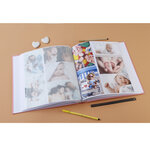 Album Photo Livre 60 Pages Blanches Ours Teddy - Rose - Exacompta