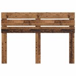 vidaXL Tête de lit Bois Ancien 140 cm Bois d'ingénierie