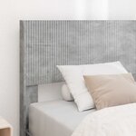 vidaXL Tête de lit Gris béton PB