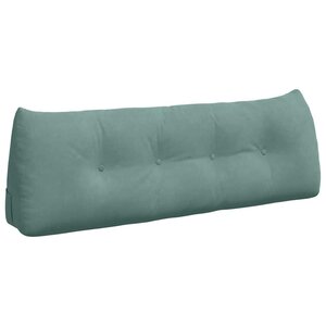 vidaXL Coussin de Dos Vert Mer 140 x 24 x 50 cm Velours