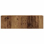 vidaXL Ensemble de meuble TV mural 8 Pièces vieux bois bois d'ingénierie