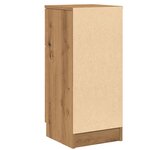 vidaXL Buffets 2 Pièces chêne artisanal 30x30x70 cm bois d'ingénierie