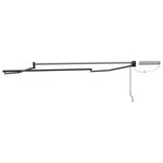 vidaXL Cadre de store rétractable électrique Anthracite 3 x 2 5 m