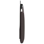 vidaXL Tête de lit suspendue Marron foncé Tissu