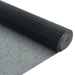 vidaXL Cloison de séparation noir 165x600 cm bambou