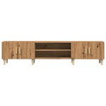 vidaXL Meuble TV chêne artisanal 180x31 5x40 cm bois d'ingénierie