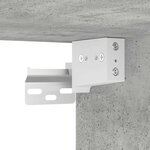 vidaXL Ensemble de meubles TV 7 Pièces Gris béton Bois d'ingénierie