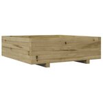 vidaXL Jardinière 80x80x26 5 cm bois de pin imprégné