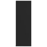 vidaXL Étagère à chaussures Noir 54x34x100 5 cm Bois d'ingénierie