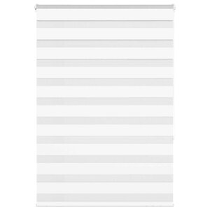 vidaXL Store zèbre blanc 100x150 cm largeur du tissu 95 9cm polyester