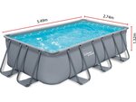 Piscine tubulaire LUDO 3 - 5.49 x 2.74 x 1.32 m - filtration 5.29 m3/h