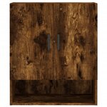 vidaXL Armoire murale chêne fumé 60x31x70 cm bois d'ingénierie