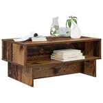 vidaXL Table basse Bois ancien 80 x 46 x 35 cm Bois d'ingénierie
