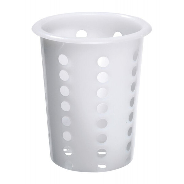Porte-couverts en forme de gobelet blanc - bartscher -  - plastique 115x115x145mm
