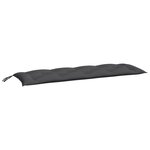 vidaXL Coussins de banc de jardin lot de 2 anthracite tissu Oxford