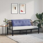 vidaXL Coussin de Dos Bleu denim 140 x 19 x 50 cm tissu