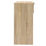 vidaXL Table console Chêne sonoma 90x36x75 cm Bois d'ingénierie