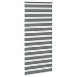 vidaXL Store zèbre gris foncé largeur du tissu 100 9 cm polyester