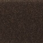 vidaXL Tapis d'escalier autocollants 15 pièces 65 x 21 x 4 cm Marron Bord rectangulaire