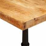 vidaXL Table de bistrot Marron 50 x 50 x 76 cm bois de manguier massif