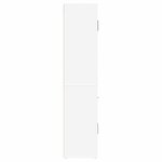 vidaXL Buffet haut Blanc Bois d'ingénierie