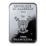 LE CHARIOT Tarot Pièce en Argent 1000 Francs Cameroun 2024