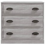 vidaXL Buffet sonoma gris 70x35 5x67 5 cm bois d'ingénierie
