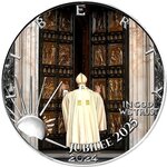 Pièce de monnaie en Argent 1 Dollar g 31.1 (1 oz) Millésime 2024 Jubilee 2025 HOLY DOOR OPENING