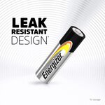 Piles Alcalines Energizer Power AA/LR6, pack de 16