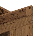 vidaXL Meuble TV Mural Bois Vieilli 152x22x113 cm