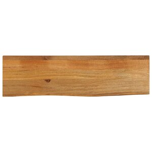 vidaXL Dessus de table à bord vivant 100x30x2 5cm bois massif manguier