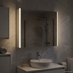 vidaXL Armoire Miroir de Salle de Bain Blanc 83 5 x 15 5 x 70 cm