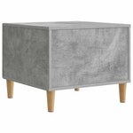 vidaXL Table basse Gris béton 49 x 50 x 40 cm Bois d'ingénierie