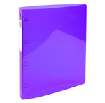 Classeur 4 anneaux 30mm IDERAMA PP polypropylène 7/10e - A4 maxi  violet x 10 EXACOMPTA