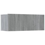 vidaXL Ensemble de meubles TV 5 Pièces Sonoma gris Bois d'ingénierie