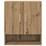 vidaXL Meuble mural Chêne artisan 60 x 31 x 70 cm Bois d'ingénierie