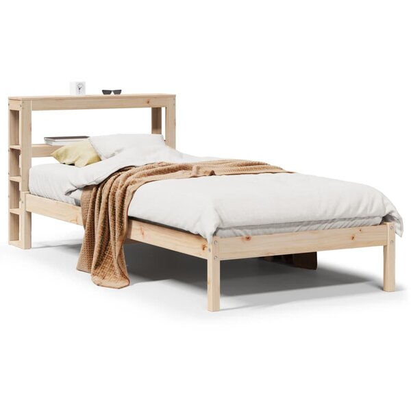 vidaXL Cadre de lit sans matelas 90x190 cm bois de pin massif