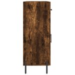 vidaXL Buffet chêne fumé 69 5x34x90 cm bois d'ingénierie