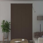 vidaXL Store Vénitien Marron foncé avec motif 213 x 150 cm PVC