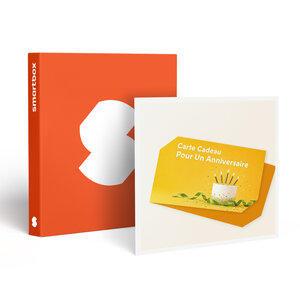 SMARTBOX - Coffret Cadeau Carte cadeau joyeux anniversaire - 100 € - Multi-thèmes