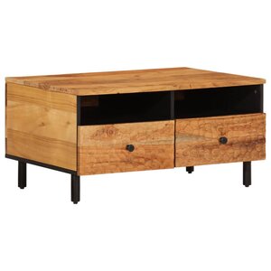 vidaXL Table basse 80x54x40 cm bois massif d'acacia